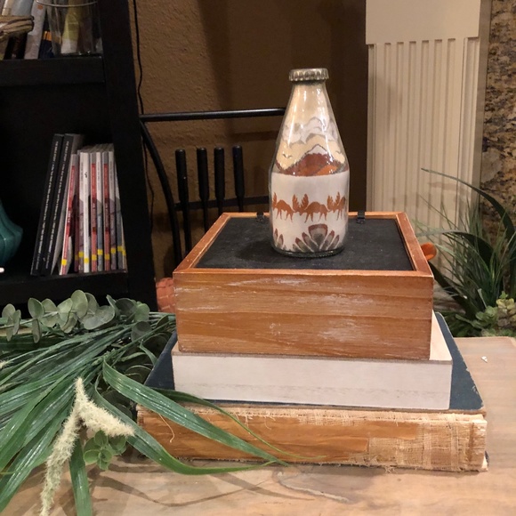 Vintage Sand Art Bottle. Price is FIRM - Picture 1 of 5